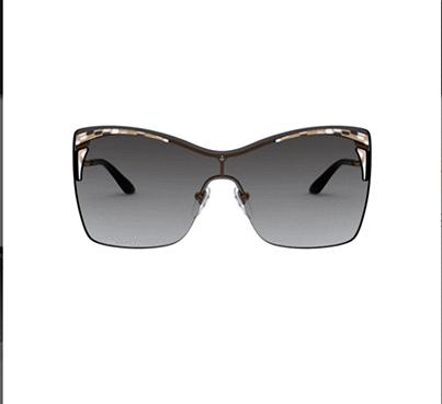 Bvlgari Brand New BVLGARI Sunglasses BV 6138  2014/8G Gold/Gray Gradient For Women 