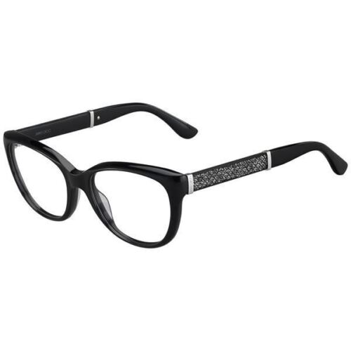 Jimmy Choo JC179 FA3 Women Eyewear Optical Frame Black w/ Crystals Cat Eye Main Image