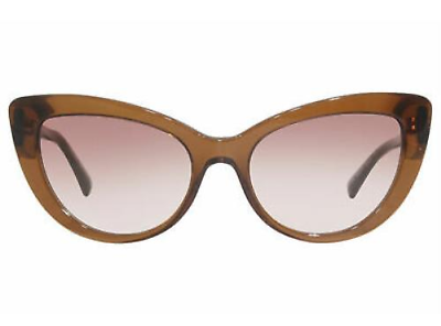 Versace 4388 5324/0P Women Sunglasses Transparent Brown / Violet Brown Gradient Gallery Image 0