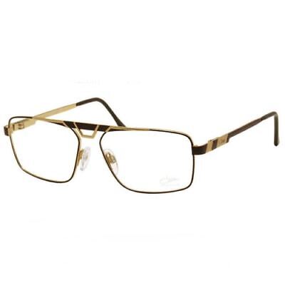 Cazal 7031 002 Eyewear Optical Frame Brown / Gold Square Titanium Main Image