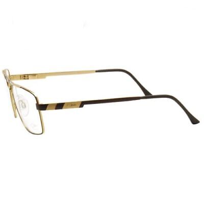 Cazal 7031 002 Eyewear Optical Frame Brown / Gold Square Titanium Gallery Image 1