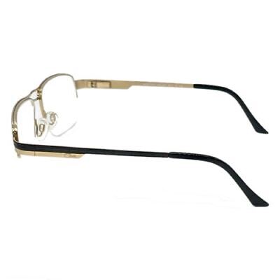Cazal 7027 001 Men Eyewear Optical Frame Black Gold Rectangle Titanium Gallery Image 0