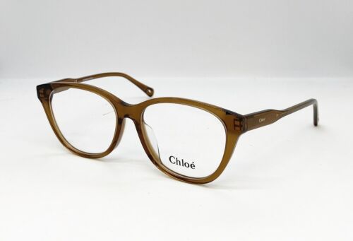 Chloe CH 0085OA 002 Eyewear Optical Frame Transparent Caramel Brown Bio Based Main Image