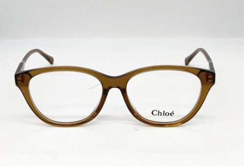 Chloe CH 0085OA 002 Eyewear Optical Frame Transparent Caramel Brown Bio Based Gallery Image 0