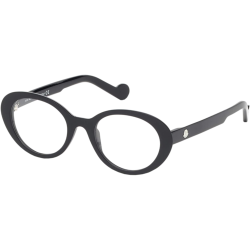 Moncler ML 5050 001 Women Eyewear Optical Frame Black Oval  Main Image
