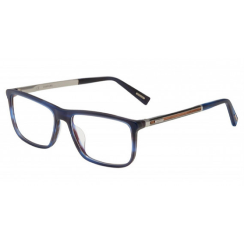 Chopard VCH279 93MM Eyewear Optical Frame Matte Striped Blue/Grey Rectangle Main Image