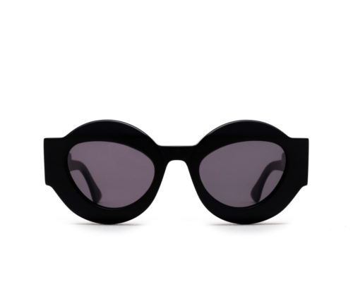 Kuboraum Berlin Maske X22 BM Sunglasses Matte Black / Grey Round Main Image