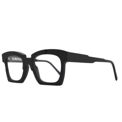 Kuboraum Maske K5 BM Eyewear Optical Frame Matte Black Square Handmade Italy Main Image