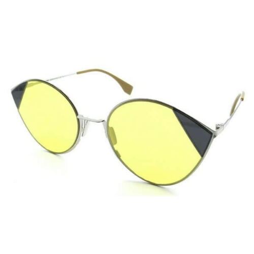 Fendi FF0341/S B1ZHO Women Sunglasses Silver / Yellow Butterfly SC Main Image