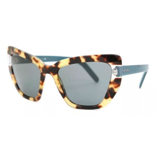 Prada Catwalk SPR08V 472-6Q0 Women Sunglasses Tortoise Turquoise / Grey Cat Eye Main Image