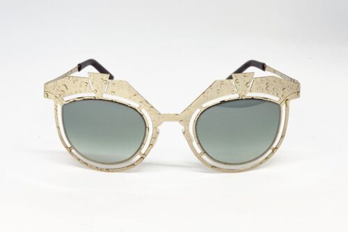 Pugnale & Nyleve 206S92 Sunglasses 24 Kt Gold / Green Gradient Italy Handmade Gallery Image 0