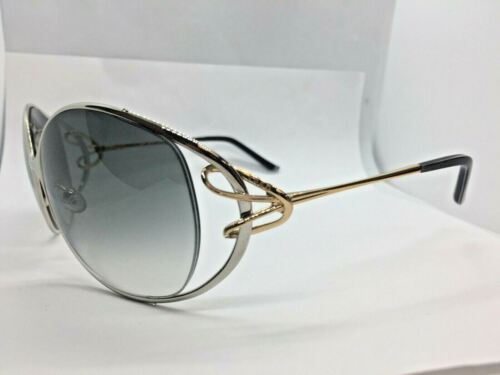 FRED Lunettes VOLUTE N1 101 Women Sunglasses Pale Gold / Grey Gradient Oval Gallery Image 0