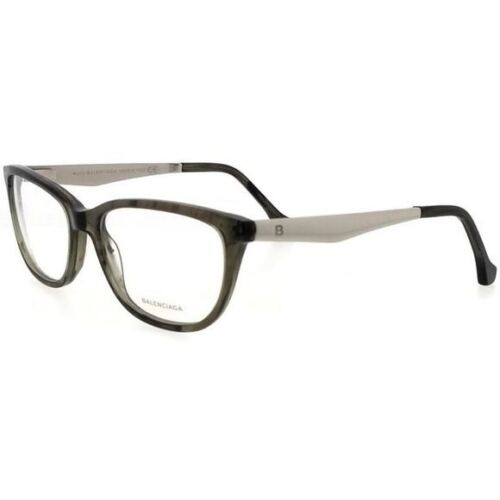 Balenciaga BA5041 020 Women Eyewear Optical Frame Marble Grey Transparent Oval Main Image