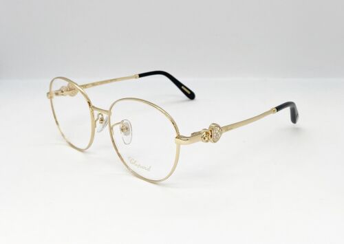 Chopard VCHF57G 0300 Eyewear Optical Frame Gold Round Heart Italy Main Image