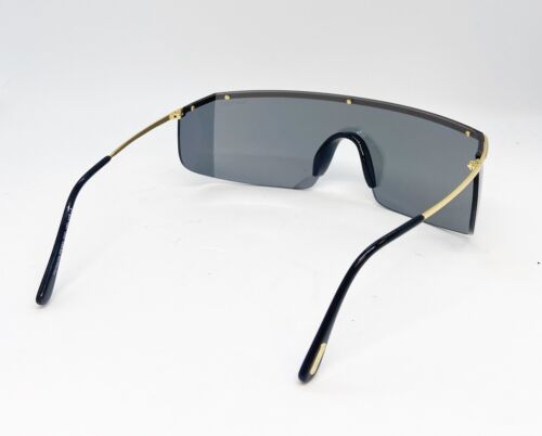 Tom Ford Pavlos-02 FT 980 30C Sunglasses Gold / Grey Shield  Gallery Image 2